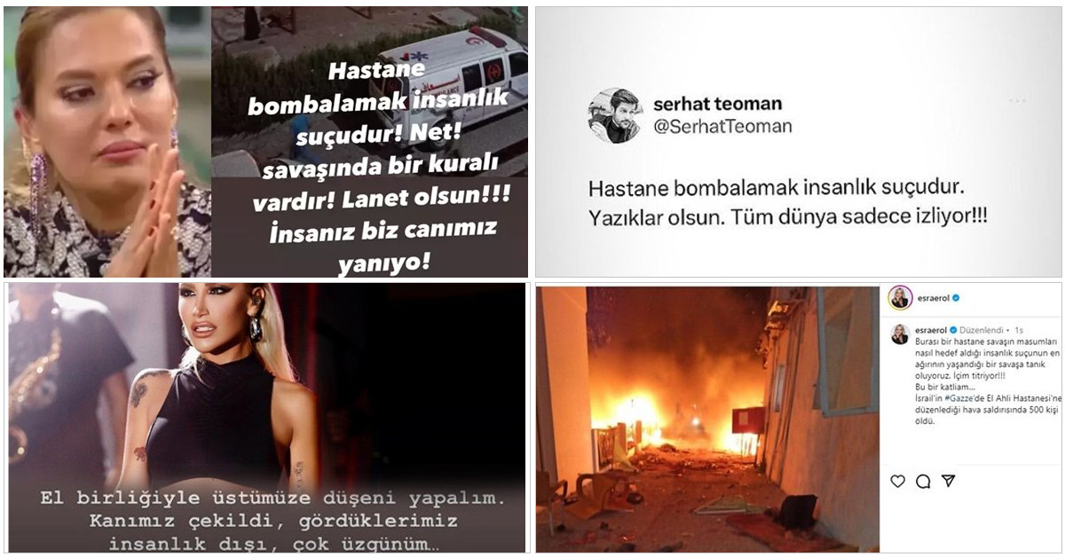 O isimlerden İsrail'e sert tepki