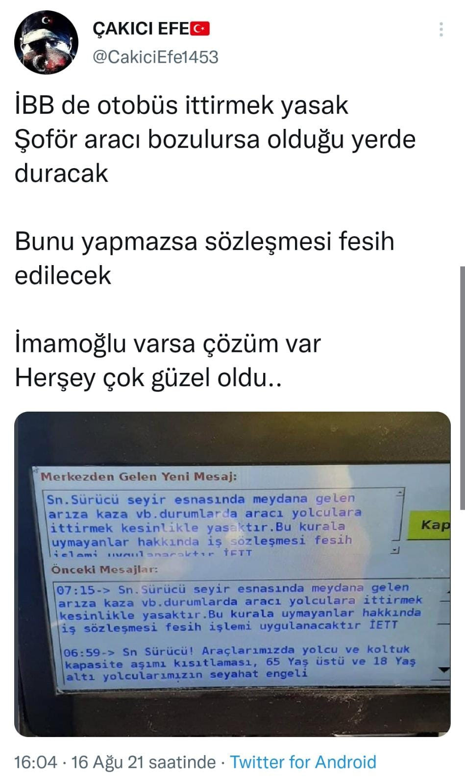 Herşey Çok Güzel Olmadı