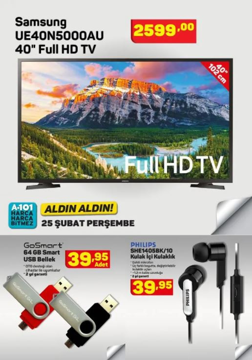 A101 25 ŞUBAT 2021 İNDİRİMLİ ÜRÜNLER