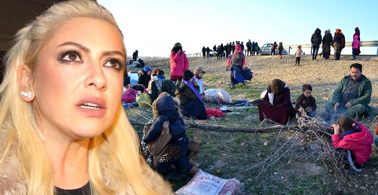 Hadise Mültecilerin Yaşadığı Zor Duruma İsyan Etti