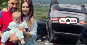 Alişan ve Ailesinin İçinde Olduğu Araç Takla Attı