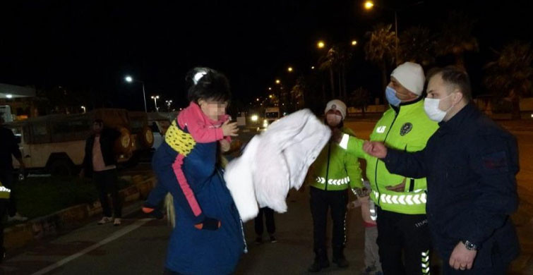 Anneden Kan Donduran Hareket! Çocuklarını Yere Atıp Öldürmekle Tehdit Etti