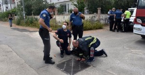Antalya'da Bir Genç Uyuşturucu Almak İçin Kanalizasyona Girdi