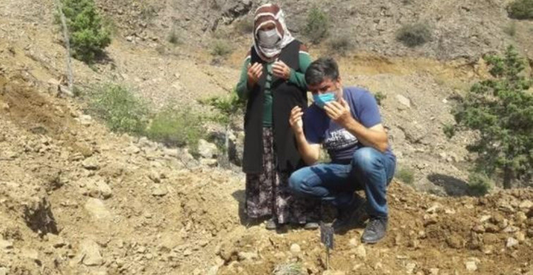 Artvin'de 10 yıl sonra eşini tekrar toprağa verdi!