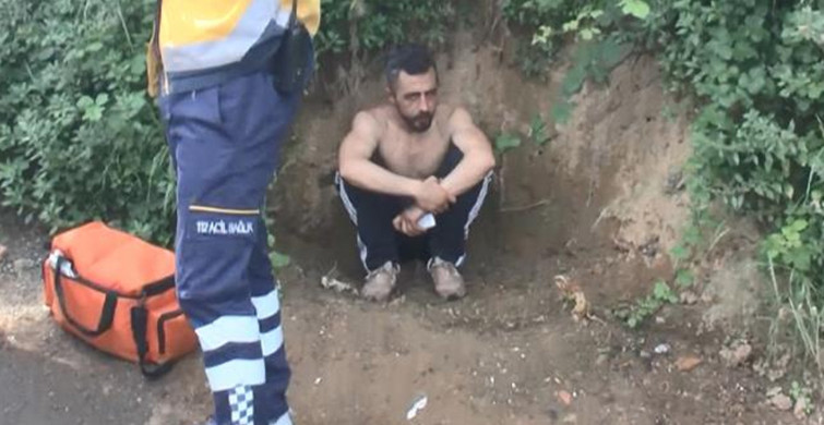 Babasıyla Tartışan Adam Kendini Jiletleyip Evi Ateşe Verdi