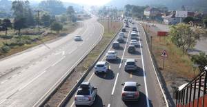 Yollarda Bayram Trafiği