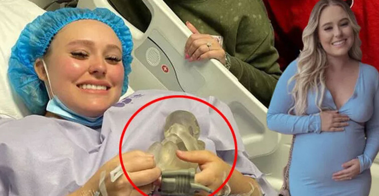 Bebeğini iki kez dünyaya getirdi mümkün değil demeyin işte o anlar