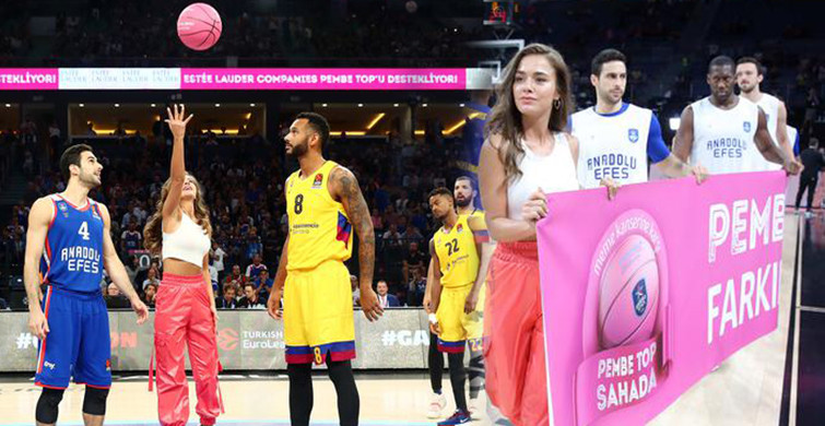 Pembe Top Bensu Soral'ın Elinden Yükseldi