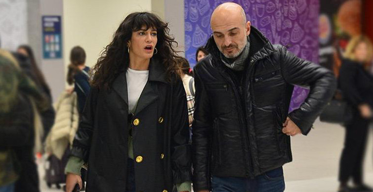 Berrak Tüzünataç ile Berk Suyabatmaz Objektifleri Fark Edince Panik Oldu