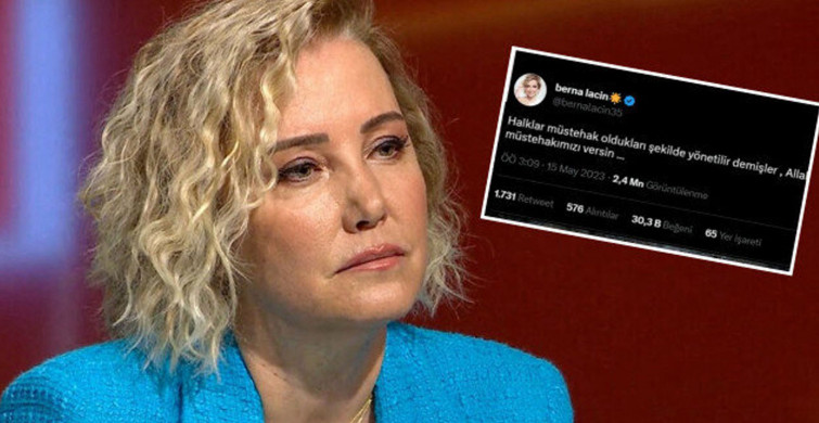 Berna Laçin'den hadsiz paylaşım! Seçimi kaybedince nereye saldıracağını şaşırdı