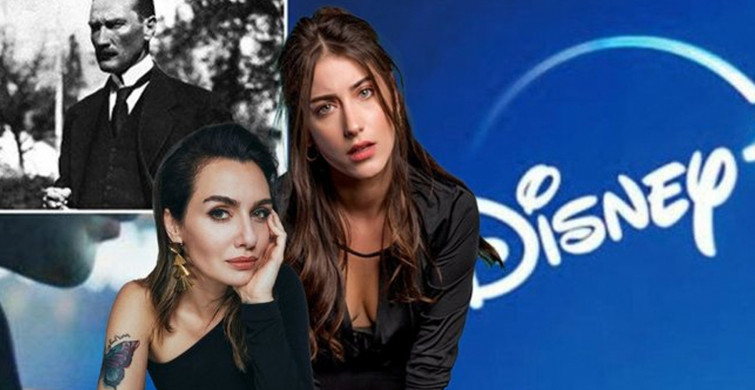 Birce Akalay ve Hazal Kaya'nın maskesi düştü! Ünlü oyunculardan Atatürk dizisini iptal eden Disney için skandal açıklamalar geldi