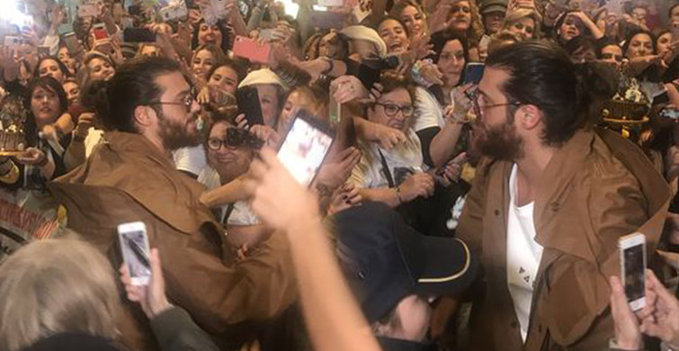 Can Yaman İspanya'da Hayranlarının Yoğun İlgisiyle Karşılaştı