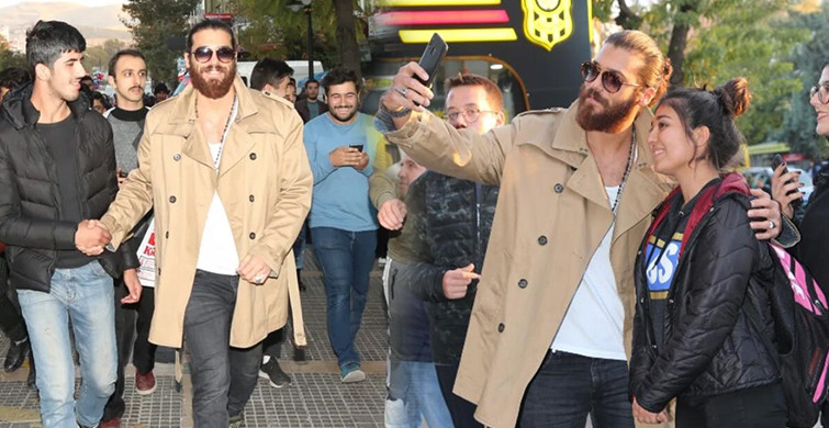 Can Yaman'a Hayranlarından Yoğun İlgi