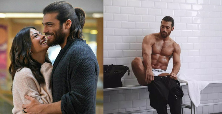 Can Yaman soyundu gözler kanadı! İç çamaşırı reklamında oynayan Can Yaman'ı o halleri viral oldu