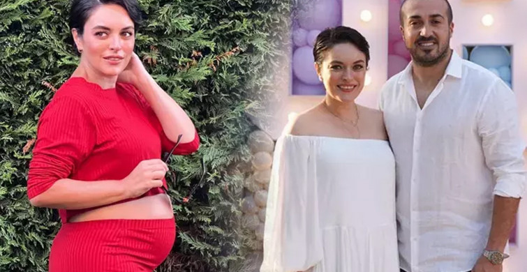 Çiçeği burnunda anne Ezgi Mola bebeği Can ile ilk kez kameralar karşısına çıktı: Annelik yakışmış!