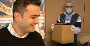 CZN Burak, İhtiyaç Sahiplerine Yardım Kolisi Dağıttı