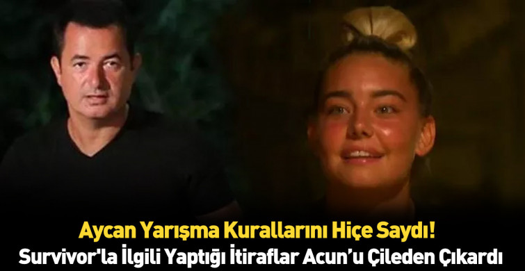 Daha fazla dayanamıyorum deyip ayrılmıştı Survivor Aycan adadan gider gitmez öyle şeyler yaptı ki