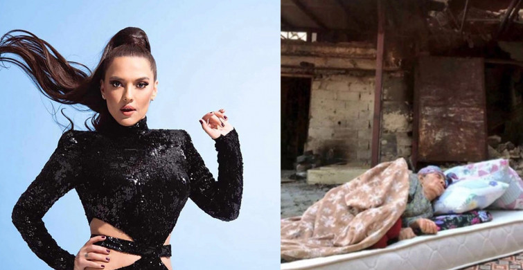 Demet Akalın Yangında Evi Yanan Fatma Teyze'nin Evini Teslim Etti
