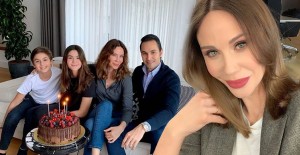 Demet Şener ve Ailesinden Karantinada Doğum Günü Kutlaması