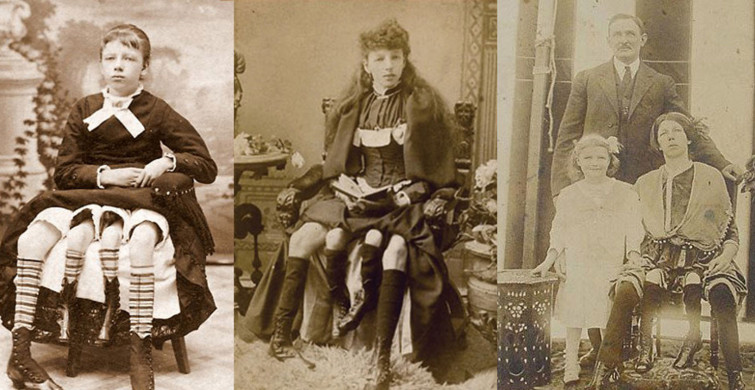 Dört bacak ve iki rahimle doğan kadın Myrtle Corbin'nin hayat hikayesi