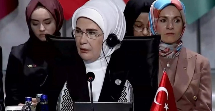 Dünya liderlerinin eşleri Filistin için İstanbul'da toplandı: Emine Erdoğan'dan yankı uyandıran sözler!