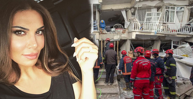 Ebru Yaşar Elazığ'a Yardımda Bulundu