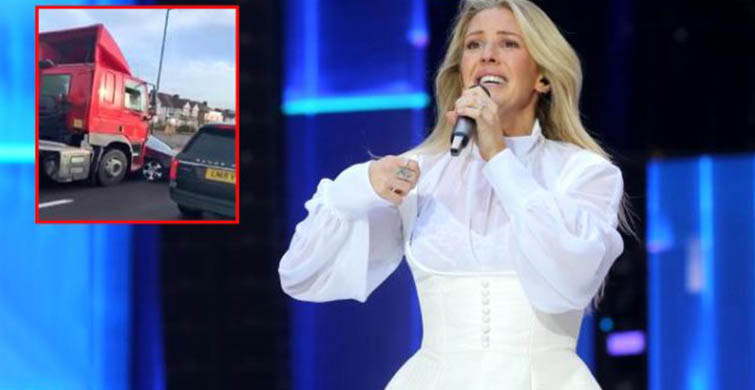 Ünlü Şarkıcı Ellie Goulding, Aracı Sürüklenen Adamı Kurtardı