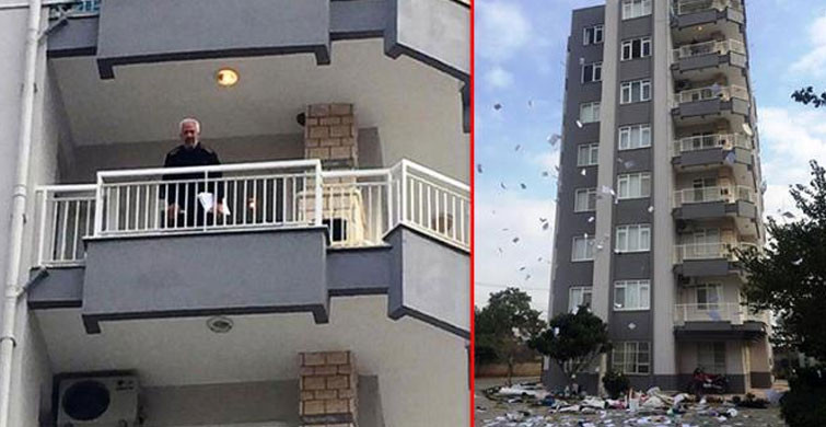 Evdeki Eşyaları Camdan Atıp Komşulara Cinsel Organını Gösterdi