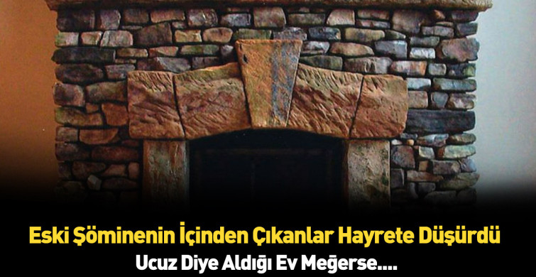 Evin şömine boşluğundan gelen seslerin ne olduğunu anlamaya çalışan ev sahibi hayatının şokunu yaşadı!