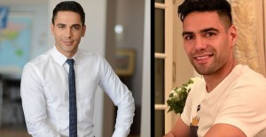 Radamel Falcao Oyuncu Kadir Doğulu'ya Olan Benzerliğiyle Şaşkınlık Yarattı