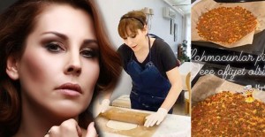 Funda Arar Canlı Yayında Lahmacun Yaptı