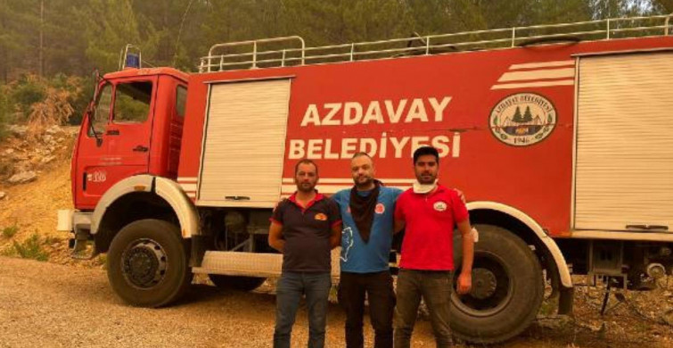 Gurbetçi İtfaiyeci Bavulunu Alıp Orman Yangınları İçin Geldi