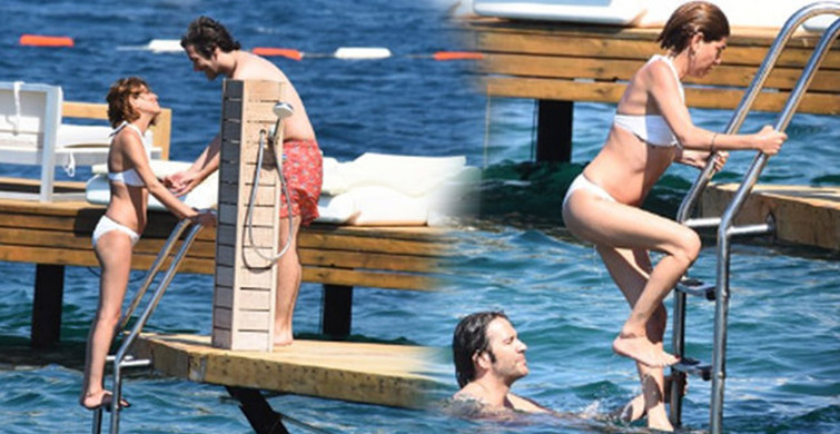 Ceren Moray Fransız eşi Nico Burn ile Bodrum'da Aşk Tazeledi