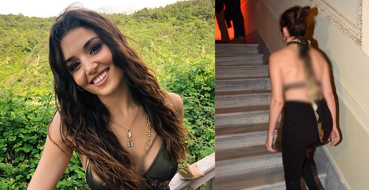 Hande Erçel, Mini Etekli Pozuyla Beğeni Topladı