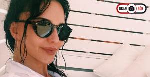Hande Ataizi’nden Tatil Pozu