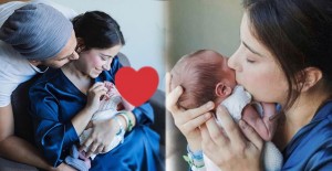 Hazal Kaya Oğlu Fikret Ali’nin Yüzünü İlk Kez Gösterdi