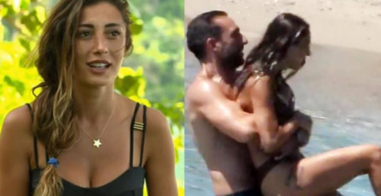 İkinci Bebek sahili vakası! Survivor Merve Oflaz kimseye aldırmadan sevgilisiyle yakınlaşırken görüntülendi