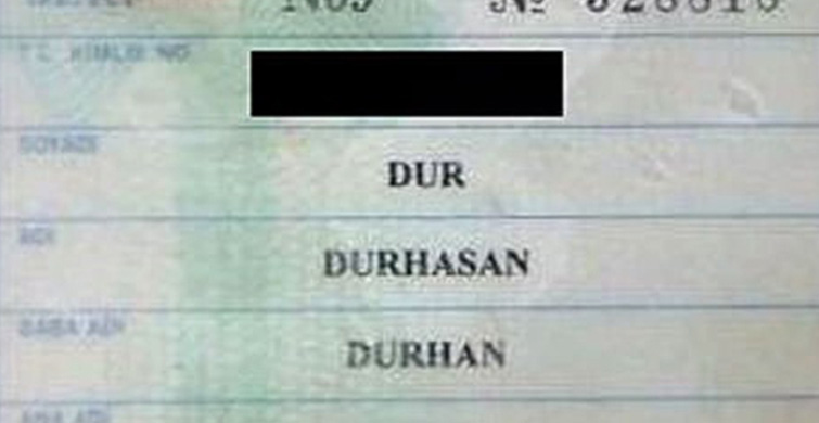 Türkiye'nin Gelmiş Geçmiş En İlginç Ad Ve Soyadları