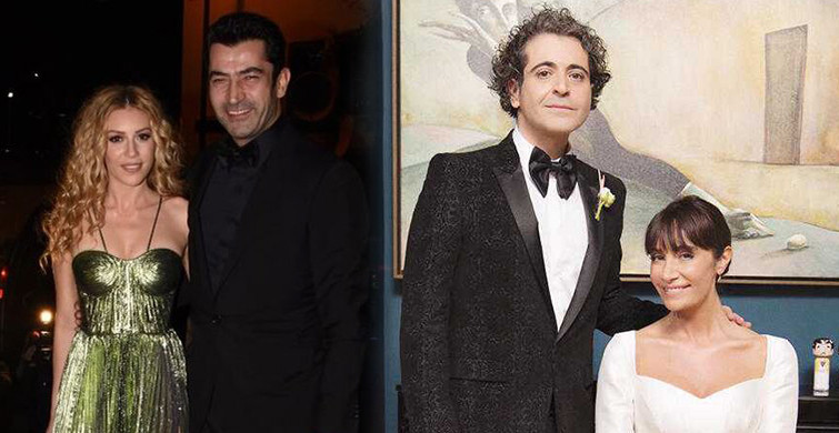 Kenan İmirzalıoğlu ve Sinem Kobal, Sıla - Hazer Amani Düğününe Katıldı