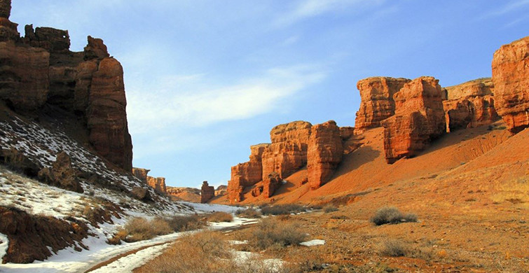 Kazakistan Çarın Kanyonu'ndan Eşsiz Fotoğraflar
