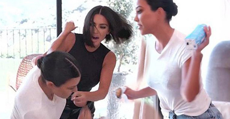 Kim Kardashian ve Kourtney Kardashian Kavga Etti!