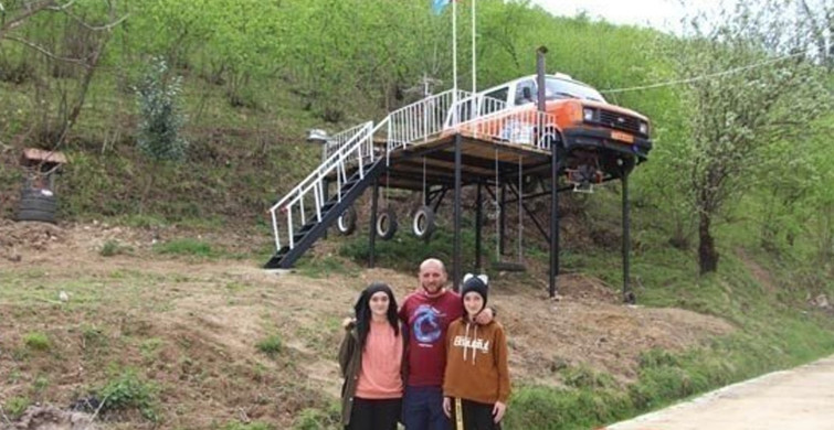 Kızlarını Kıramayan Babanın Trabzon’da Yaptığı Ev Görenleri Hayrete Düşürdü