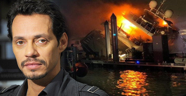 Marc Anthony’nin 120 Metrekarelik Yatı Yandı