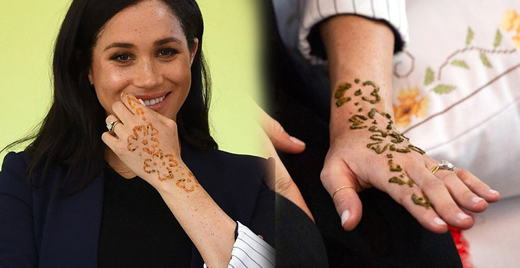 Prens Harry'nin Eşi Meghan Markle Ellerine Kına Yaptırdı