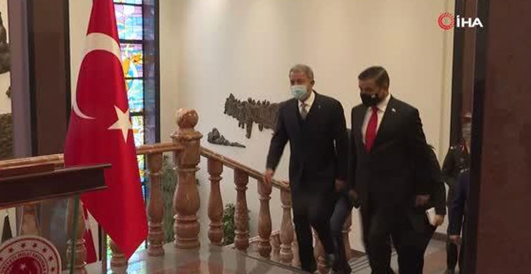 Milli Savunma Bakanı Hulusi Akar ile Iraklı Mevkidaşı Görüştü