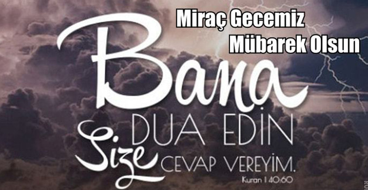 Bugün Kandil Resimli Miraç Kandili Mesajları Yeni Kutlama Sözleri