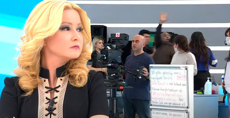 Müge Anlı'yı zor duruma sokan olay! Canlı yayında bir anda stüdyoyu bastı izleyenler neye uğradığını şaşırdı
