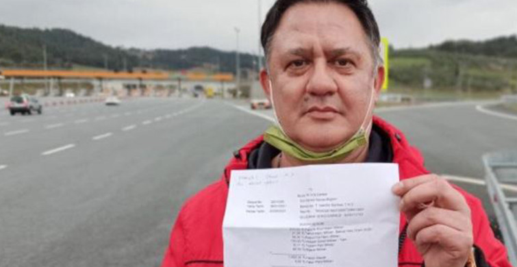 Otoyol Geçiş Ücretini Ödemeyi Unutan Adama Şok Üstüne Şok!