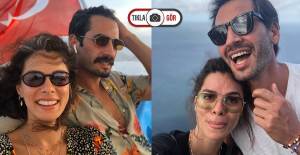 Özge Özpirinçci ve Burak Yamantürk Çeşme Tatilinde
