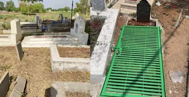 Pakistan'da iğrenç olay! Kadın mezarlarına kilit vurdular sebebi ise akıllara durgunluk verdi
